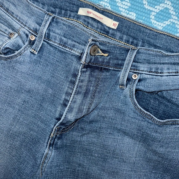 Levi’s 505 Straight Leg Denim Jeans - Picture 5 of 6